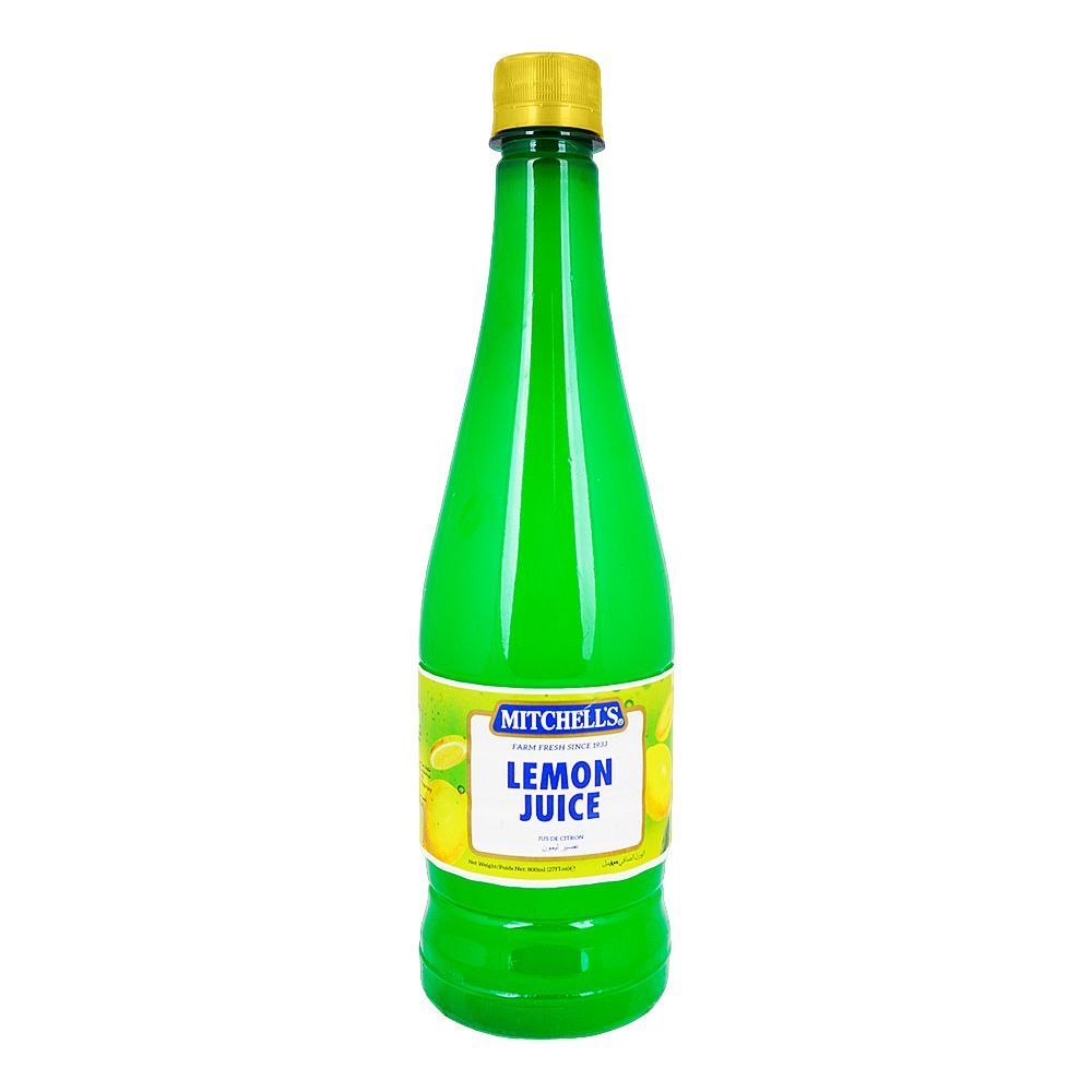 Mitchell's Lemon Juice Bottle, 800ml - Main Image