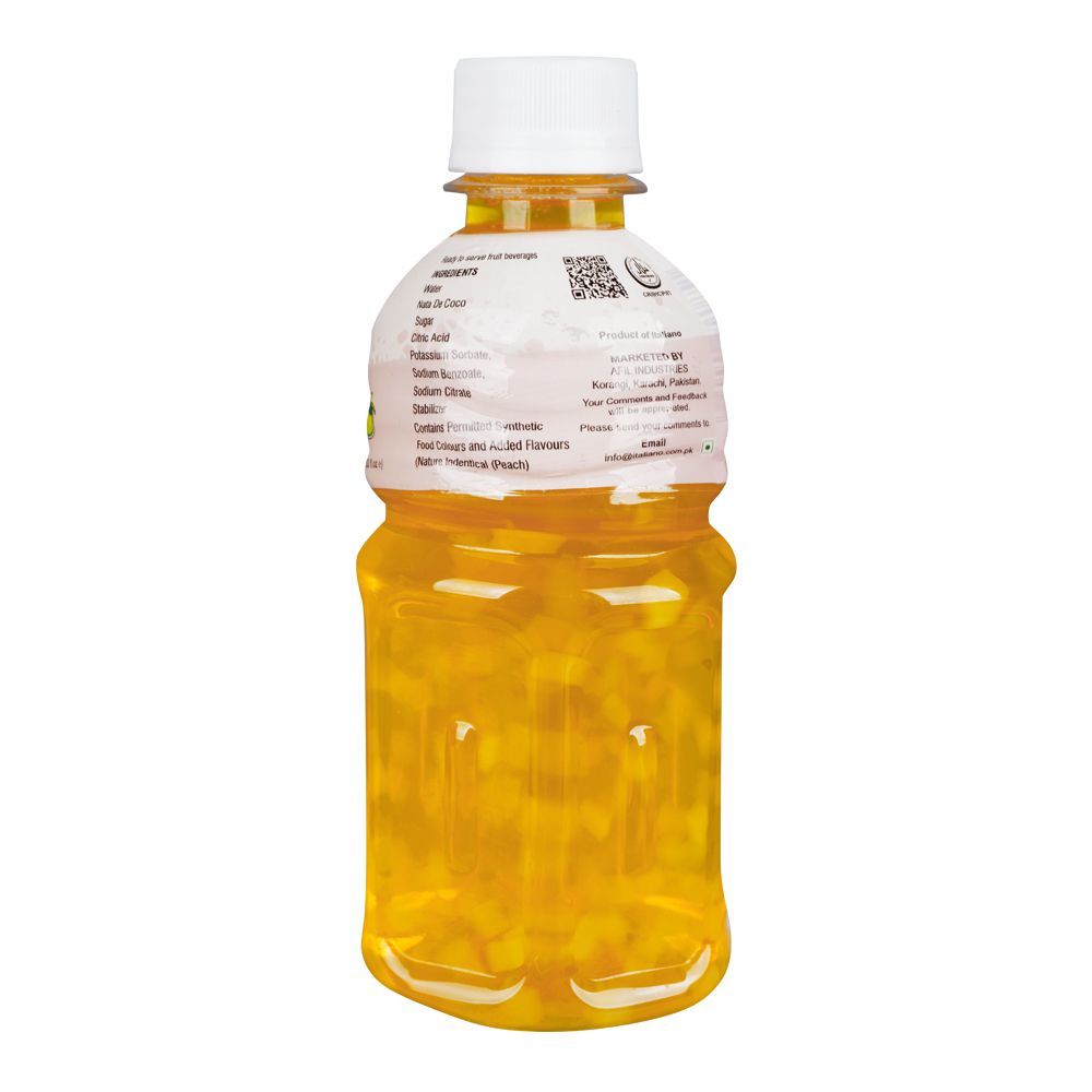 Italiano Coco Refresh Nata De Coco Peach Juice Drink, 320ml - Image 2