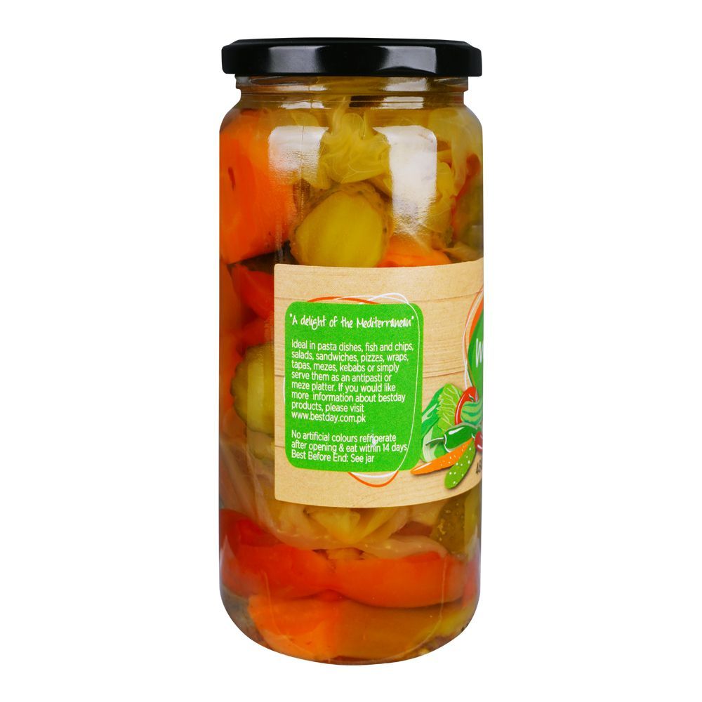 Best Day Mixed Vegetables Pickled In Brine & Vinegar, 480g - Image 2