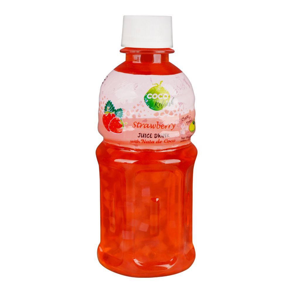 Italiano Coco Refresh Nata De Coco Strawberry Juice Drink, 320ml - Main Image