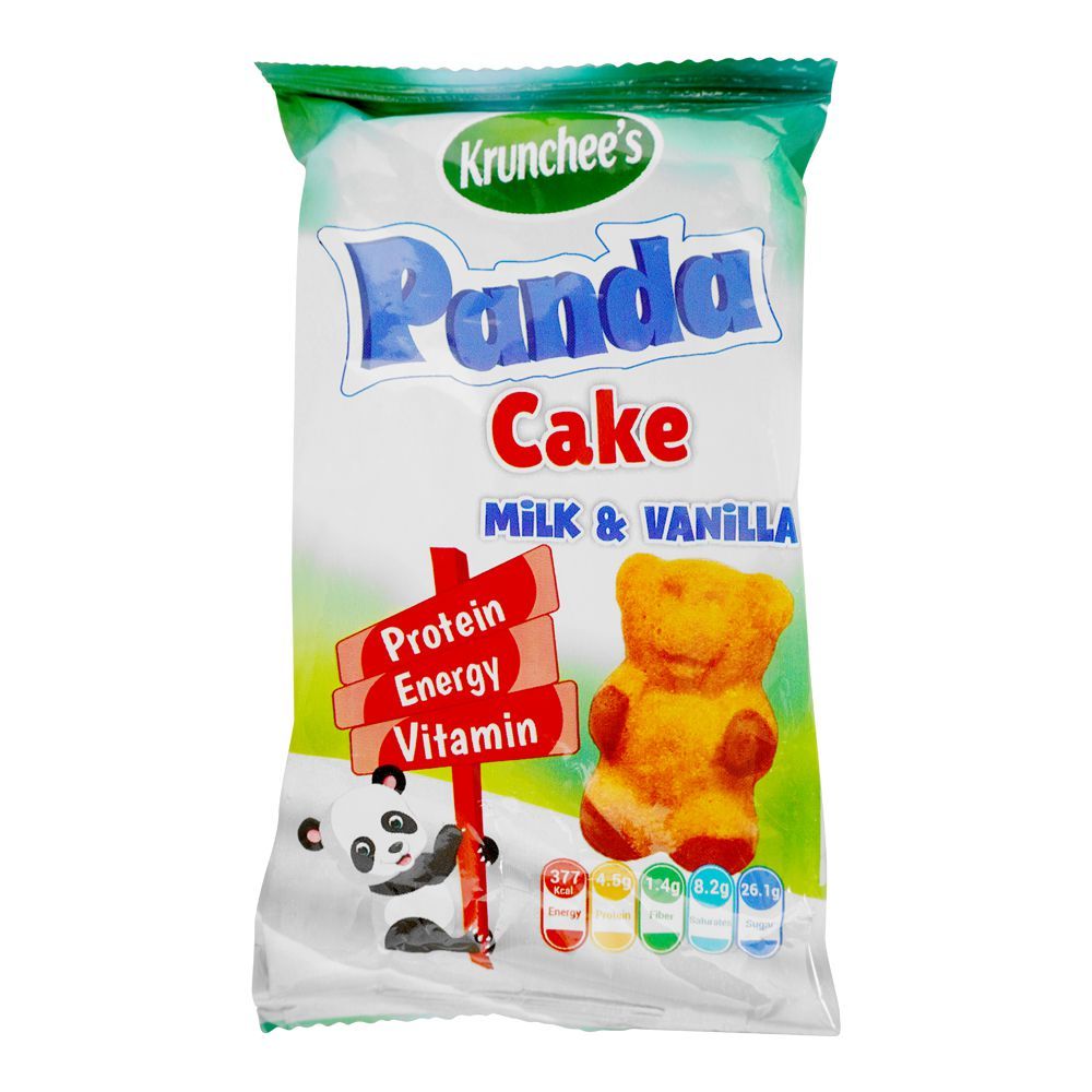 Krunchee's Panda Cake Milk & Vanilla, 28g - Main Image