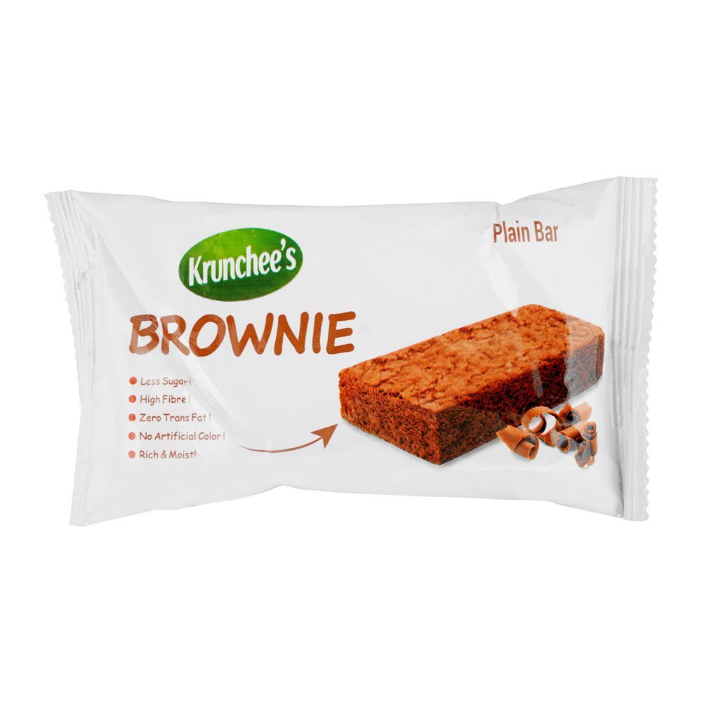 Krunchee's Brownie Plain Bar, 30g - Main Image