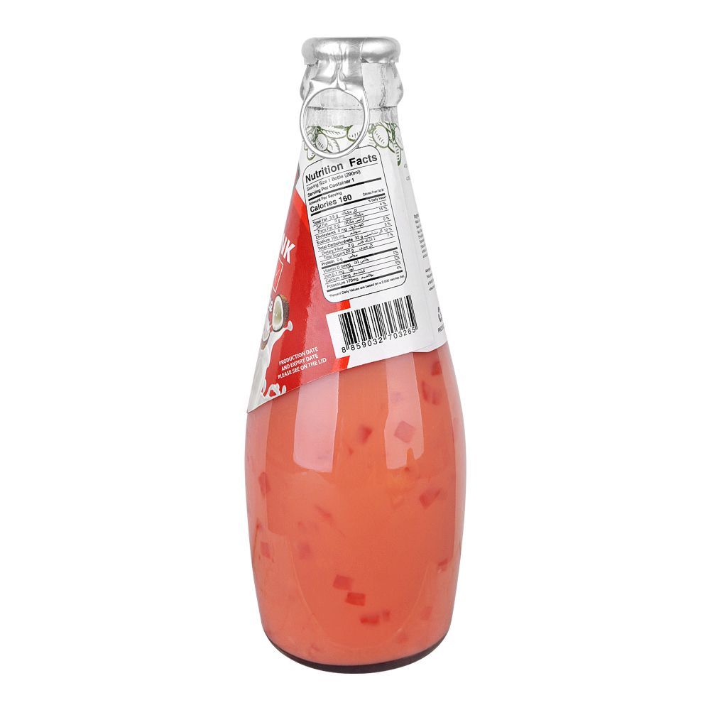 Espana Strawberry Milk Drink With Nata De Coco, 290ml - Image 2