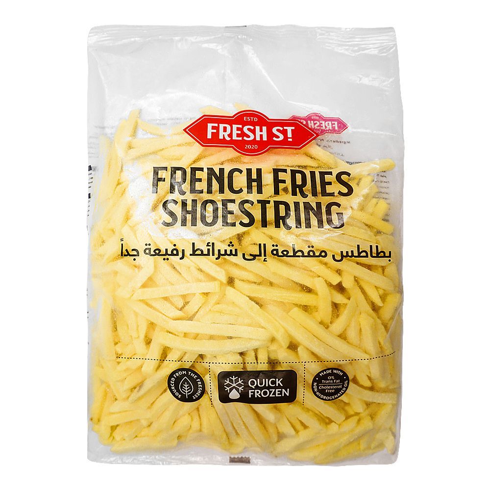 Fresh Street Shoestring French Fries, 0% Trans Fat, Cholesterol Free, 1kg - Main Image