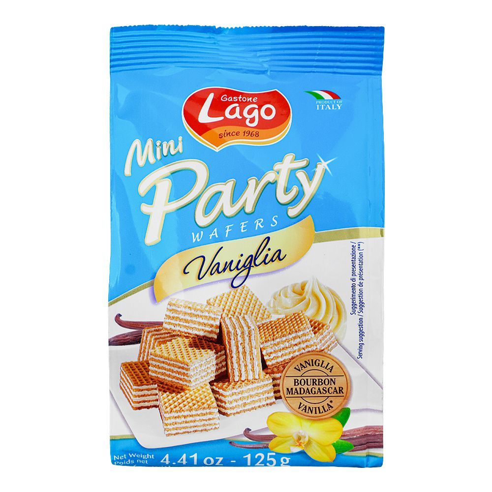 Lago Mini Party Vanilla Cream Wafers, 125g - Main Image