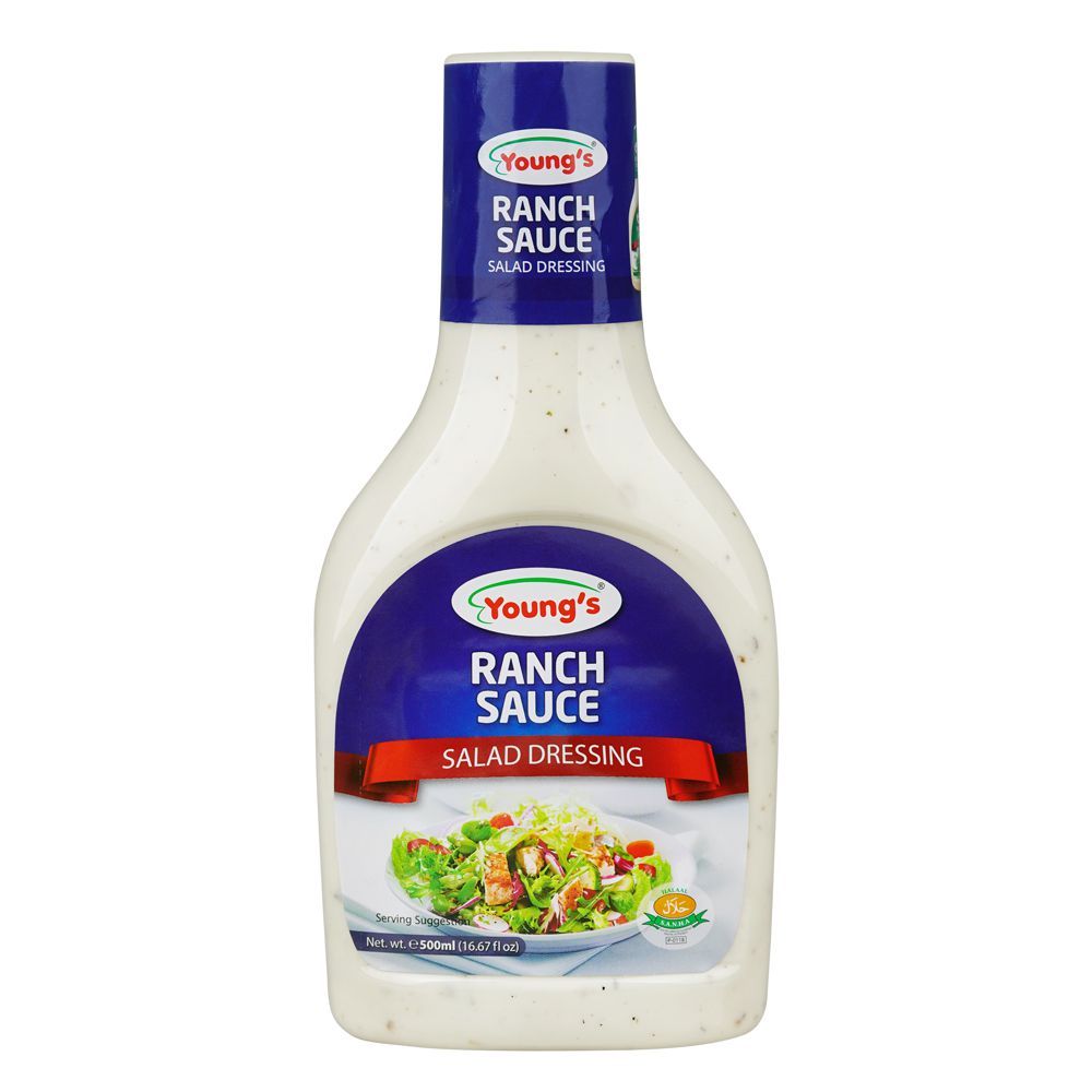 Young's Ranch Sauce Dressing, 500ml - Main Image