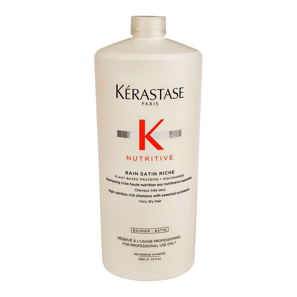 Kerastase Nutritive Bain Satin Riche Shampoo, For Dry Hair Types, 1000ml - Main Image