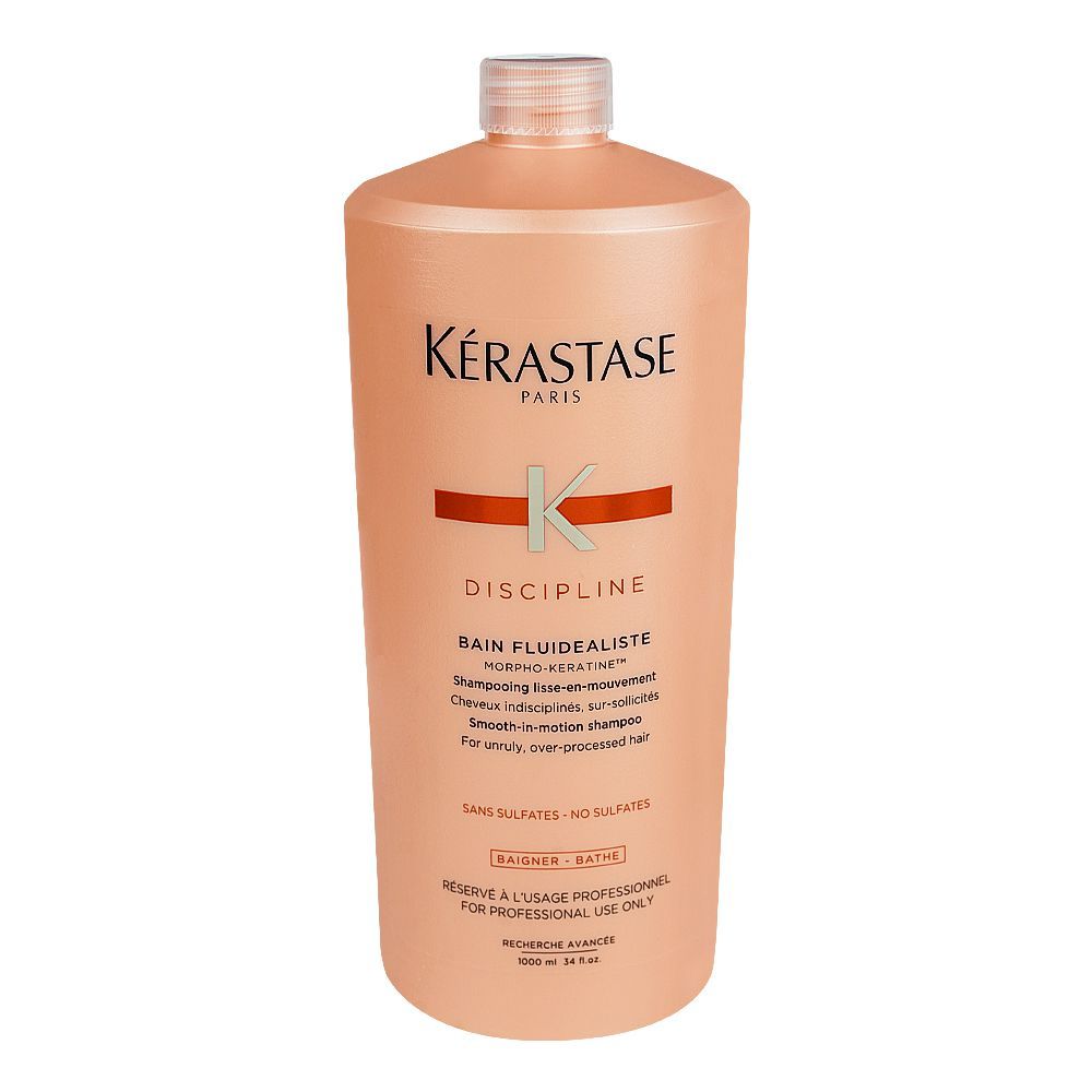 Kerastase Discipline Bain Fluidealiste Shampoo, For Frizzy and Unruly Hair, 1000ml - Main Image