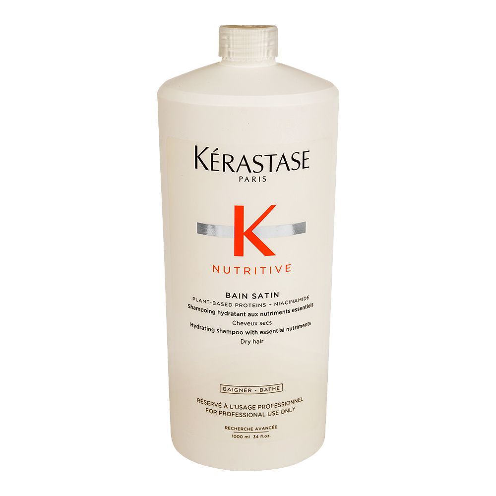 Kerastase Nutritive Bain Satin Shampoo, For Dry Hair Types, 1000ml - Main Image