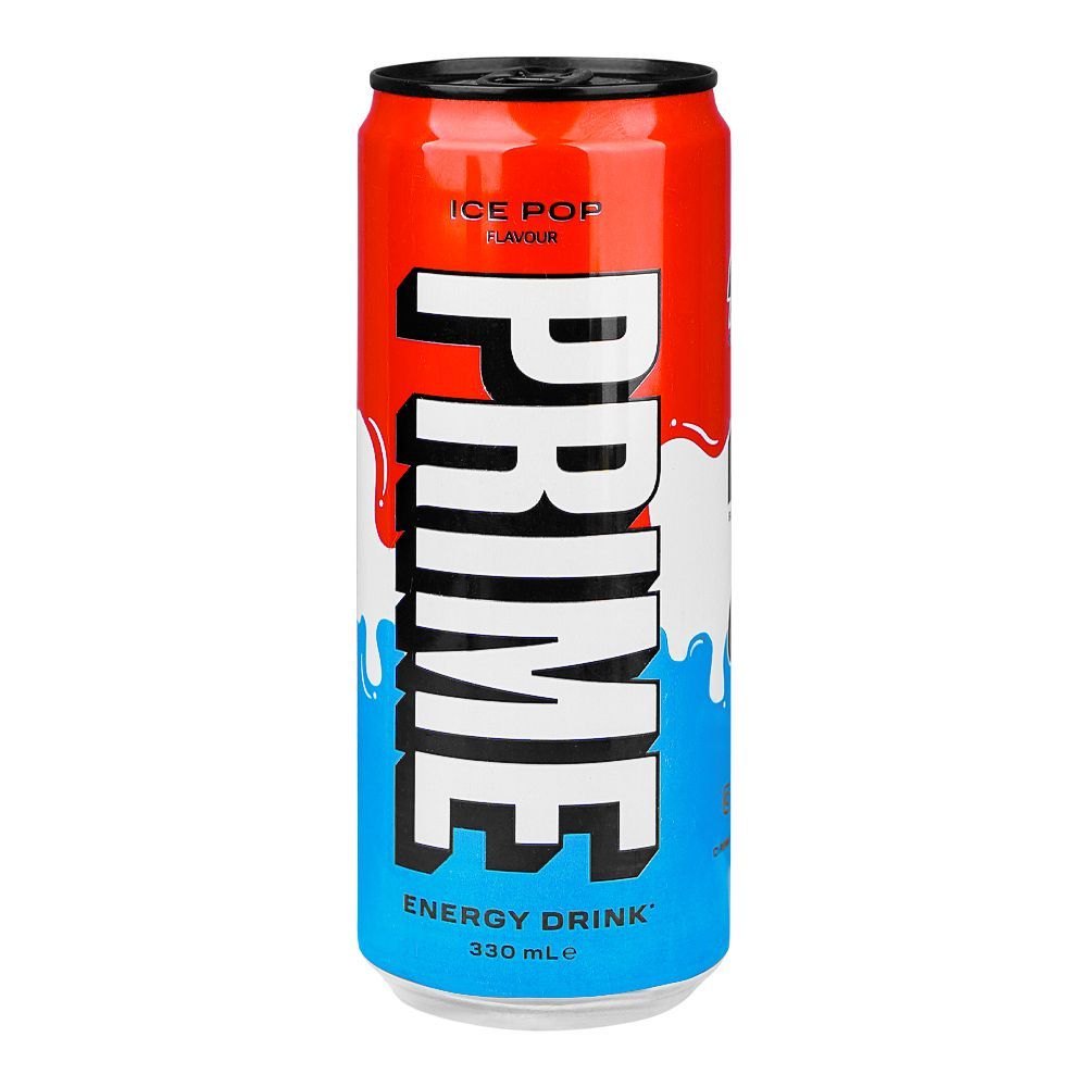 Prime Ice Pop Energy Drink, 330ml Can - Main Image