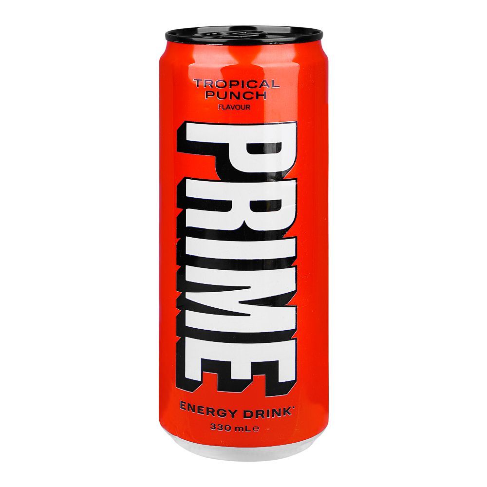 Prime Tropical Punch Energy Drink, 330ml Can - Main Image