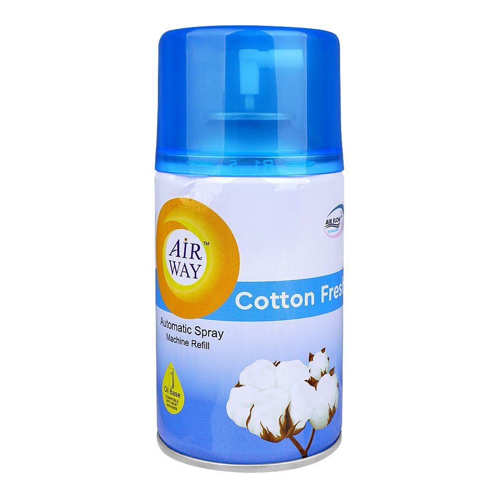 Air Way Cotton Fresh Air Freshener Spray Refill, 250ml - Main Image