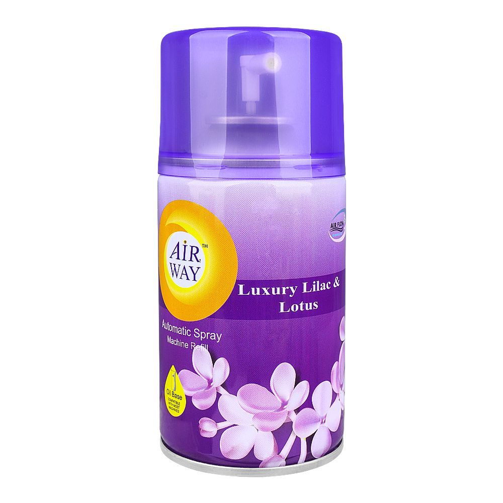 Air Way Luxury Lilac & Lotus Air Freshener Spray Refill, 250ml - Main Image