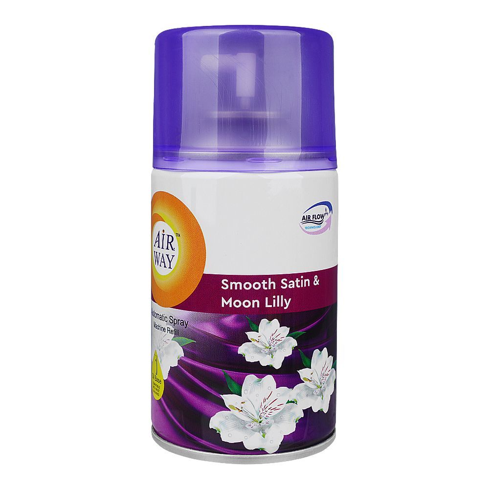 Air Way Smooth Stain & Moon Lilly Air Freshener Spray Refill, 250ml - Main Image