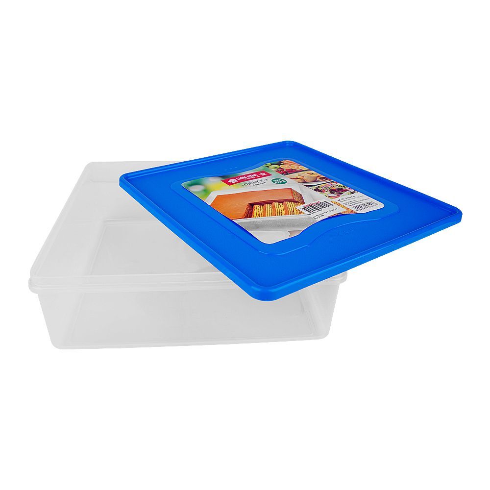 Lion Star Seal Ware "Dicky" K-8 Plastic Container, Blue, BC-30 - Image 2