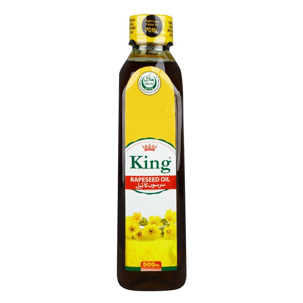 King Unrefined Rapeseed/Sarson Oil, 500ml - Main Image