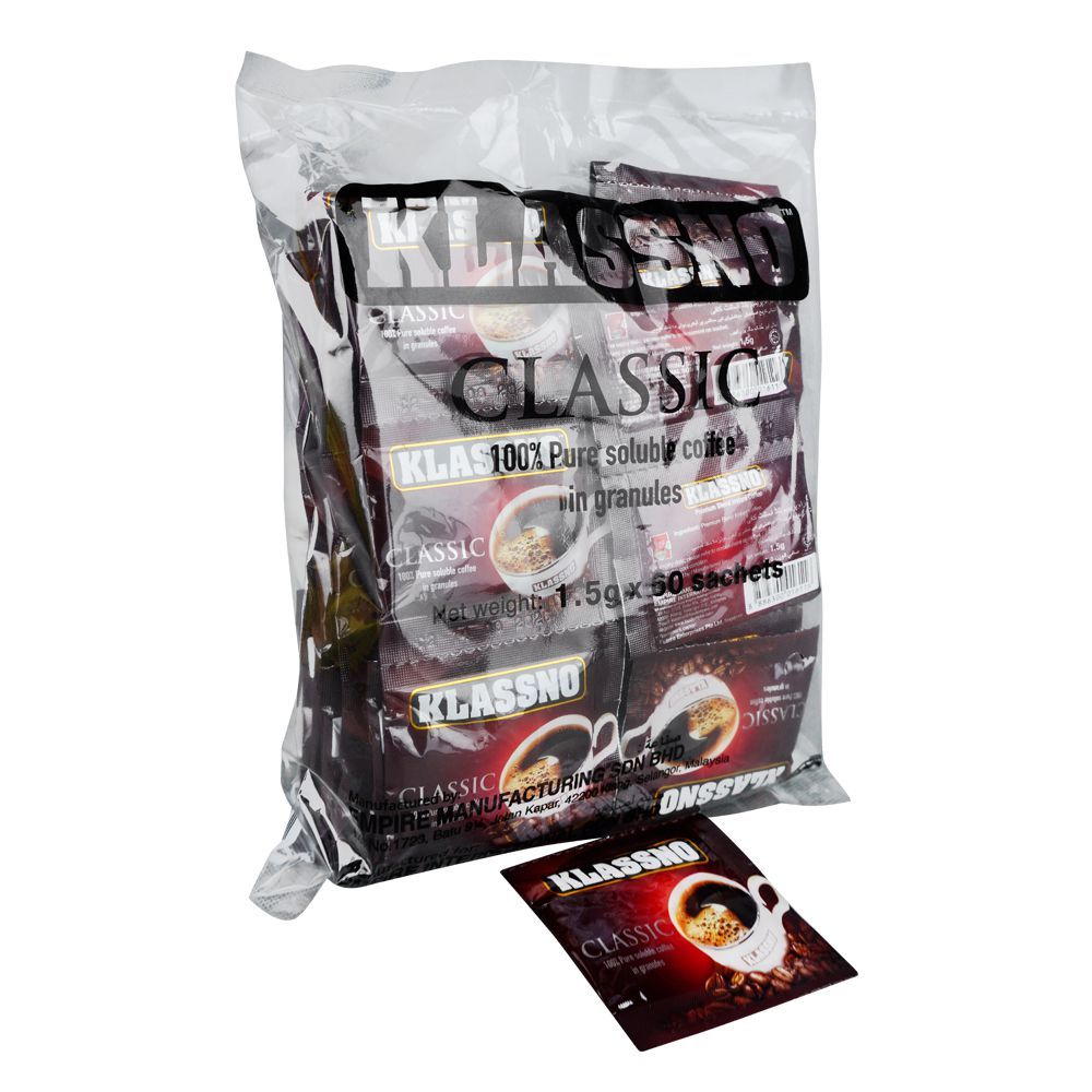 Klassno Classic Premium Blend Coffee Sachet, 1.5g - Main Image