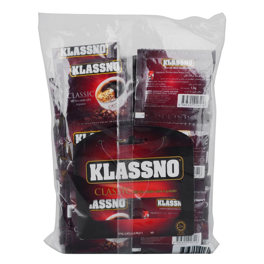 Klassno Classic Premium Blend Coffee Sachet, 1.5g - Image 2