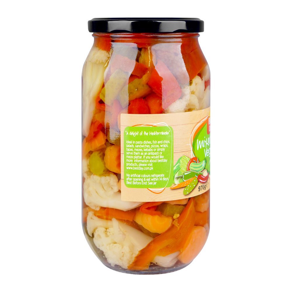 Best Day Mixed Vegetables Pickled In Brine and Vinegar, 970g - Image 2