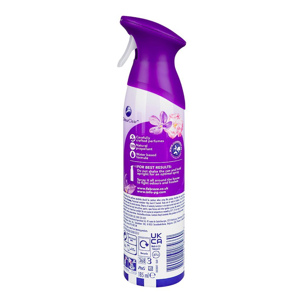 Febreze Exotic Bloom Air Mist Spray, 185ml - Image 2