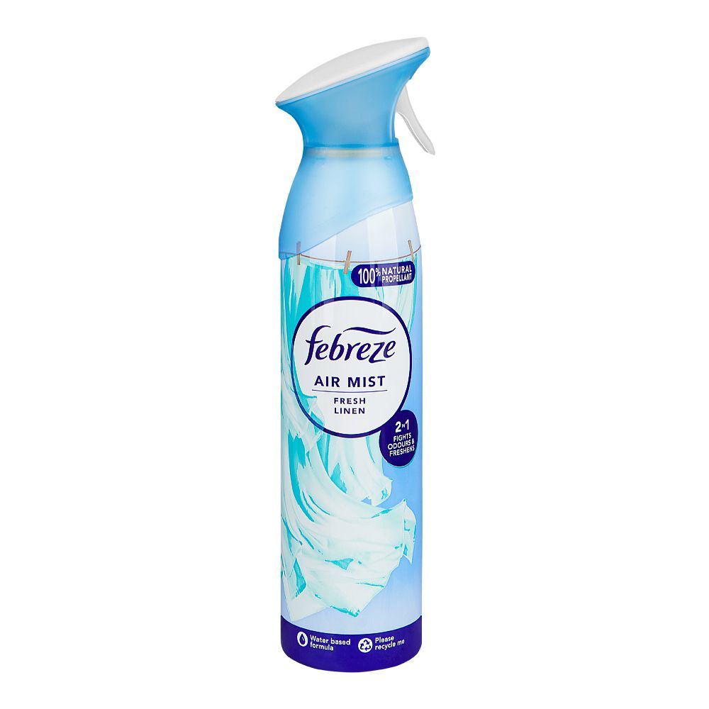 Febreze Fresh Linen Air Mist Spray, 185ml - Main Image