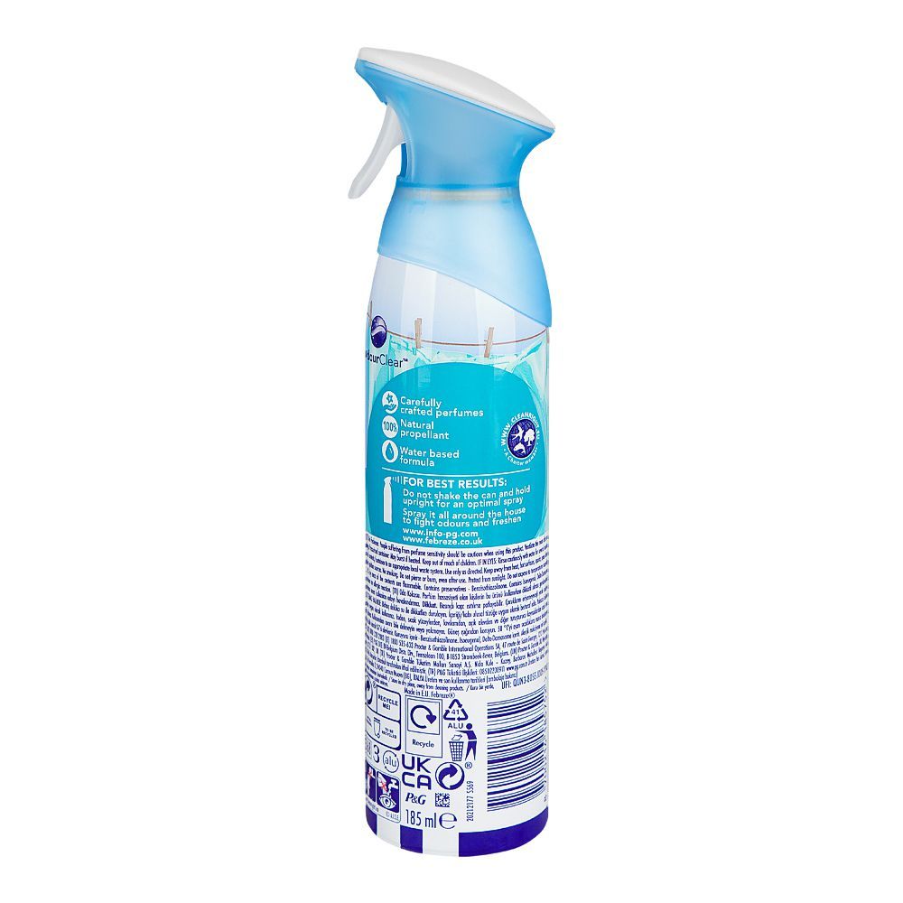 Febreze Fresh Linen Air Mist Spray, 185ml - Image 2