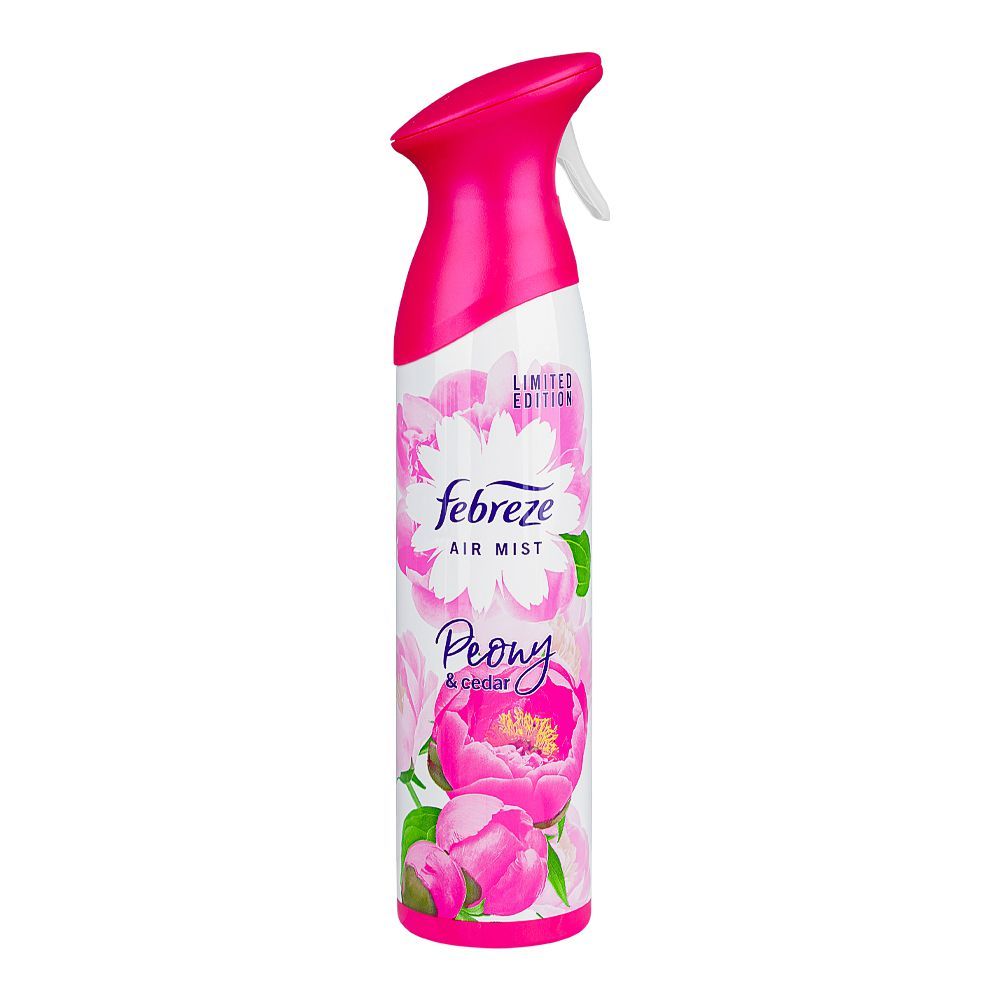 Febreze Peony & Cedar Air Mist Spray, 185ml - Main Image