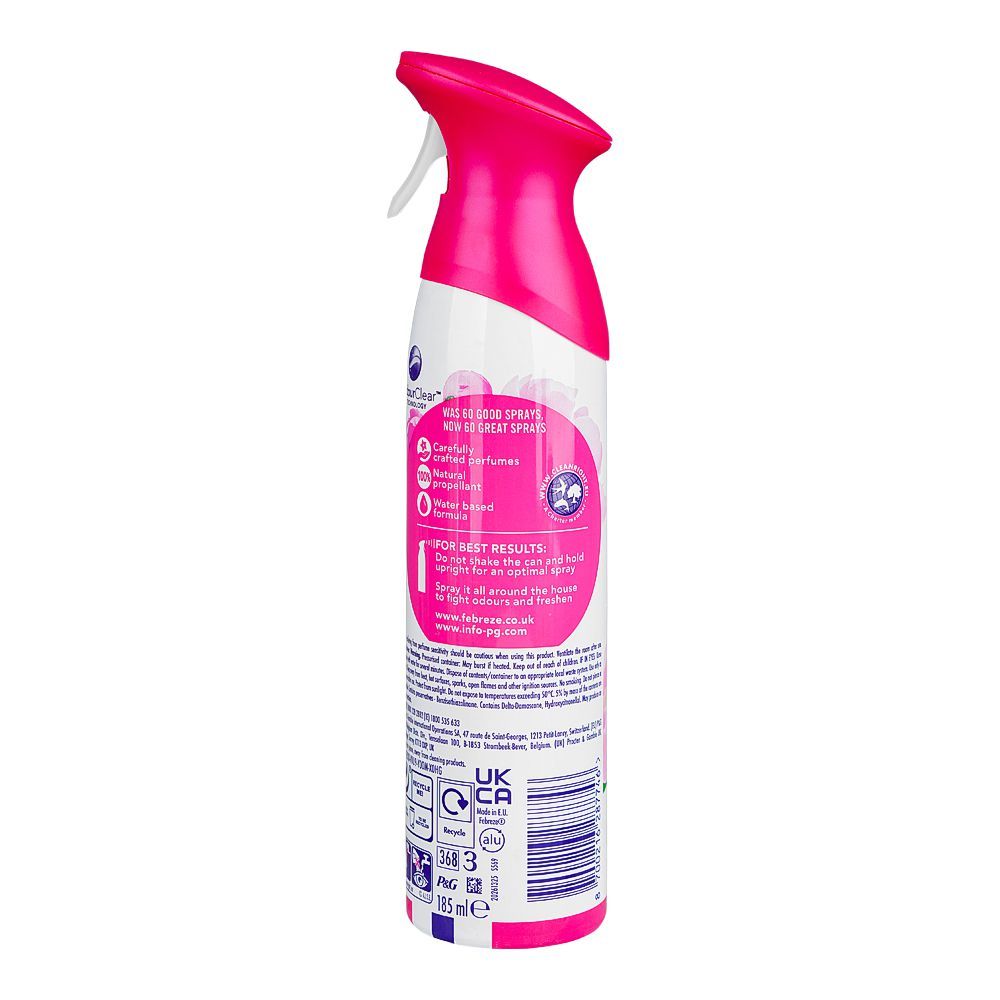 Febreze Peony & Cedar Air Mist Spray, 185ml - Image 2