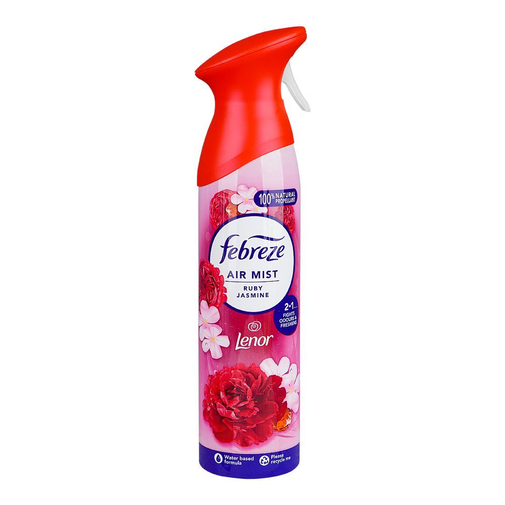 Febreze Ruby Jasmine Air Mist Spray, 185ml - Main Image