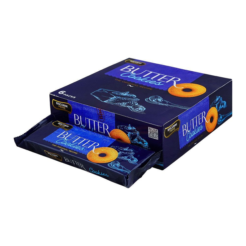 Bisconni Butter Cookies, 48g Each, 6-Pack - Main Image