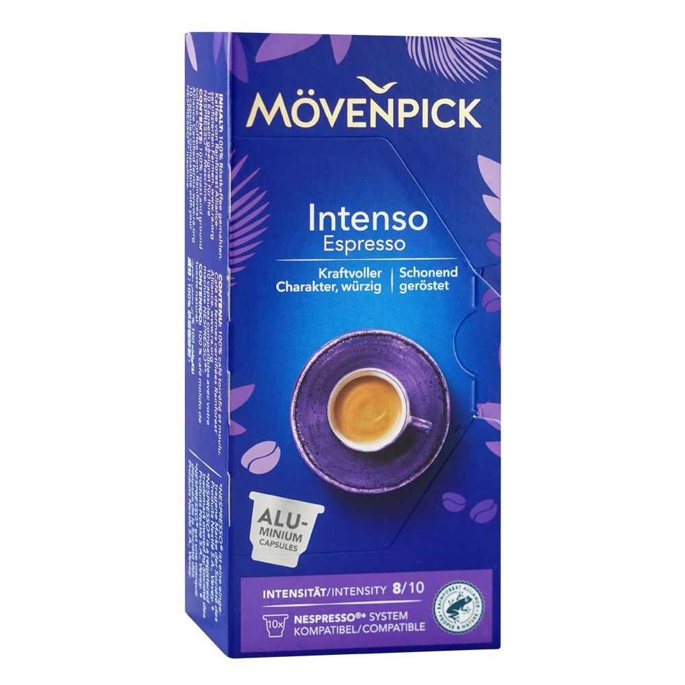 Movenpick Intenso Espresso Coffee Pods, 10-Pods, 55g - Main Image