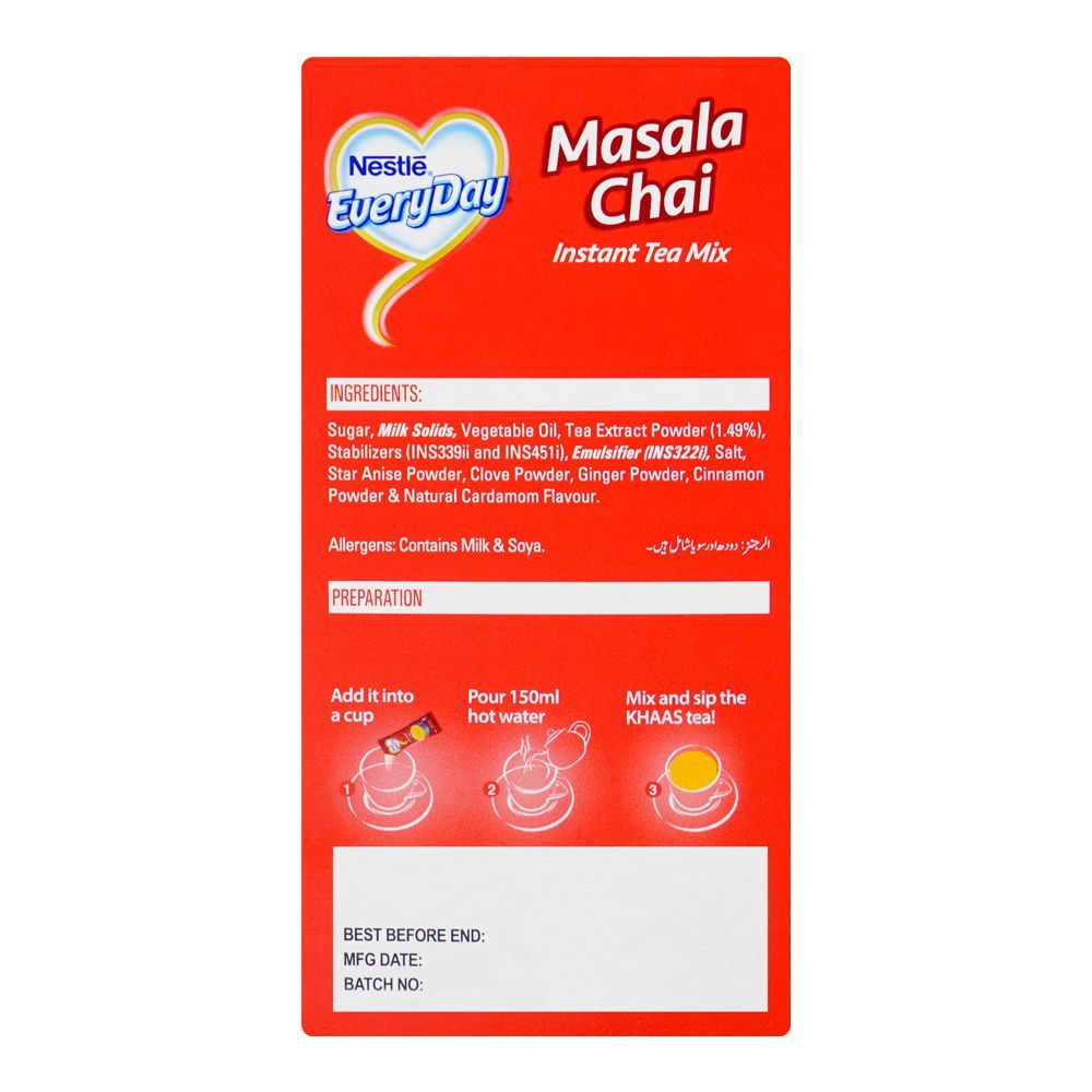 Nestle Every Day Masala Chai, Instant Tea Mix, 20g - Image 2