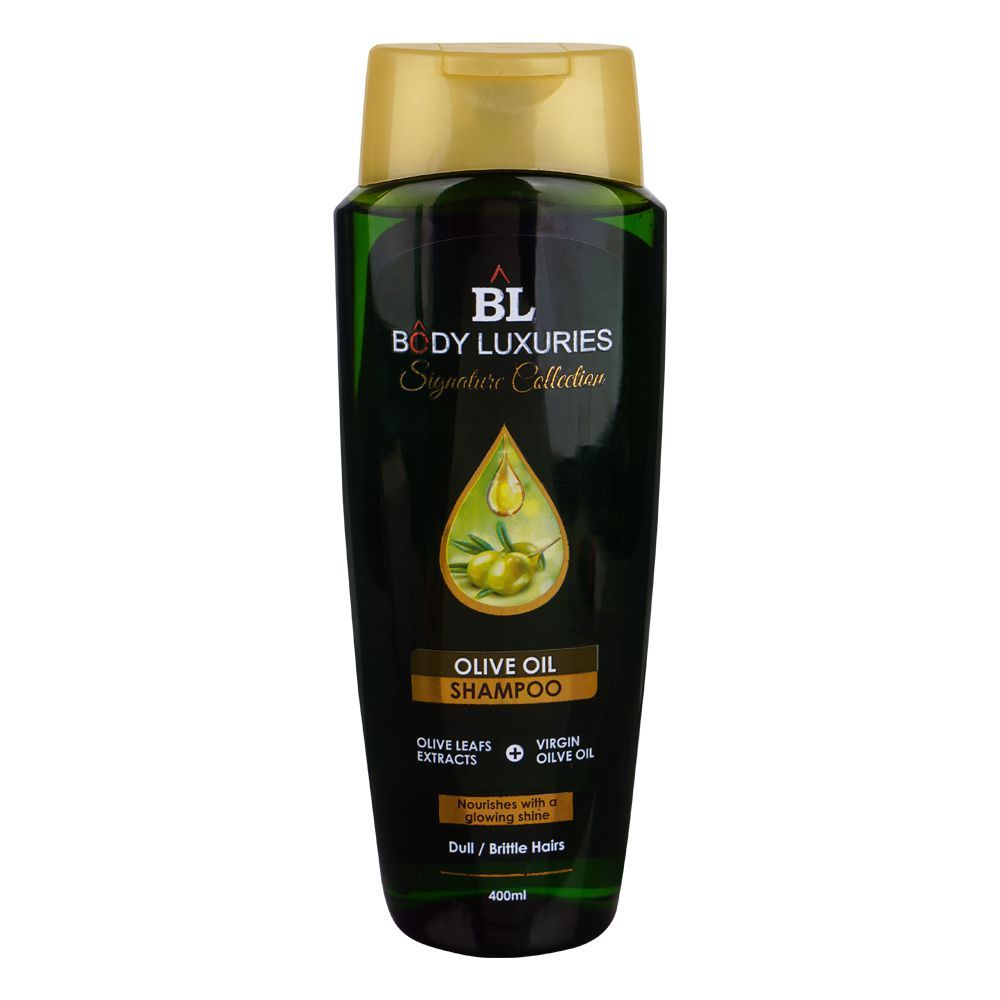 Body Luxuries Signature Collection Olive Shampoo, For Dull & Brittle Hair, 400ml - Main Image