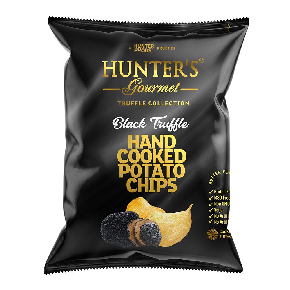 Buy Hunter's Gourmet Black Truffle Hand Cooked Potato Chips – Shopaholic.pk