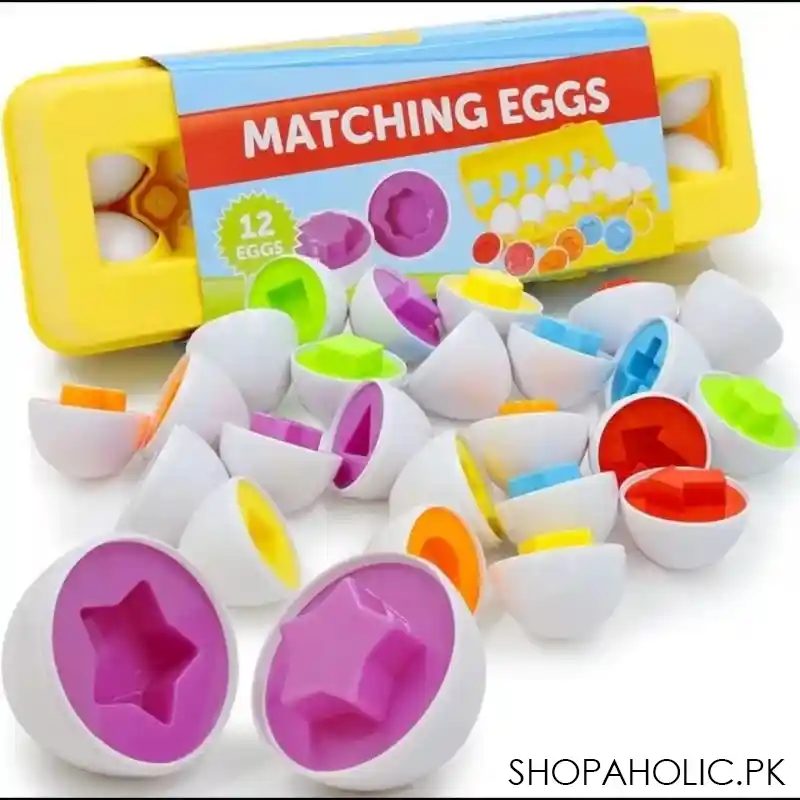 12pcs eggs matching game for kids main image