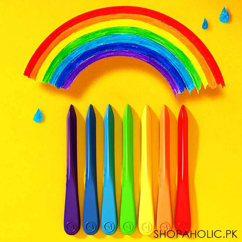 12pcs plastic crayons pencil colour set for student kids image6