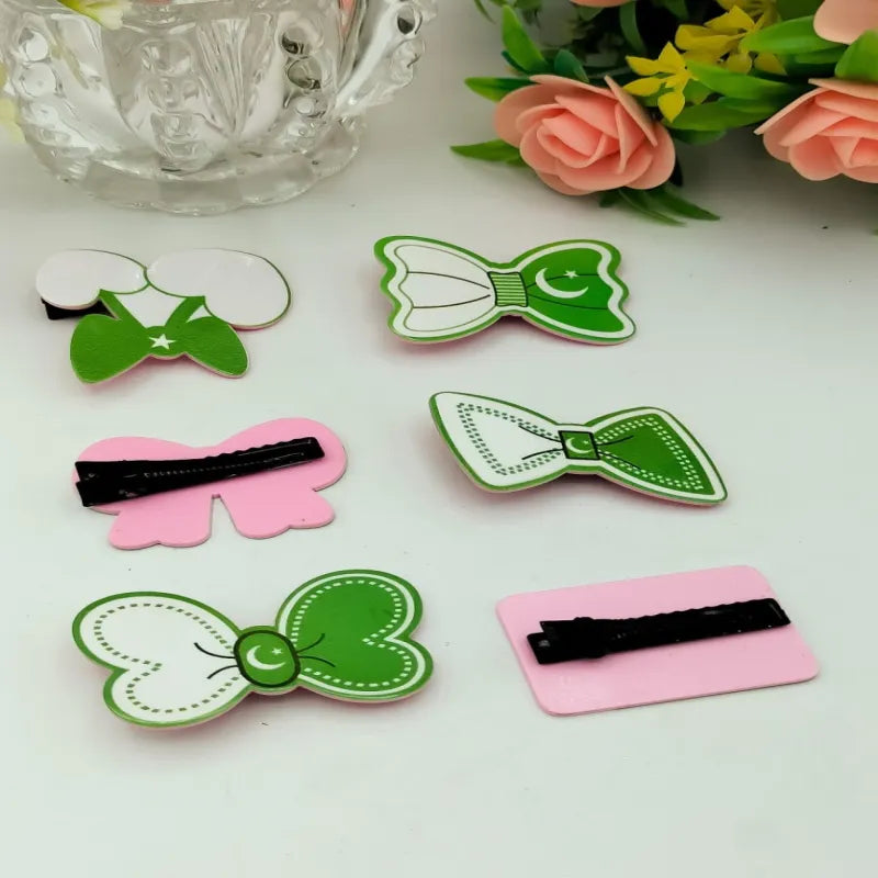 14th august set of 6 kids hair pins image3