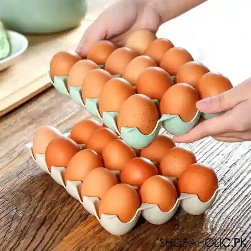 15 grid stackable egg tray holder   1 piece image4