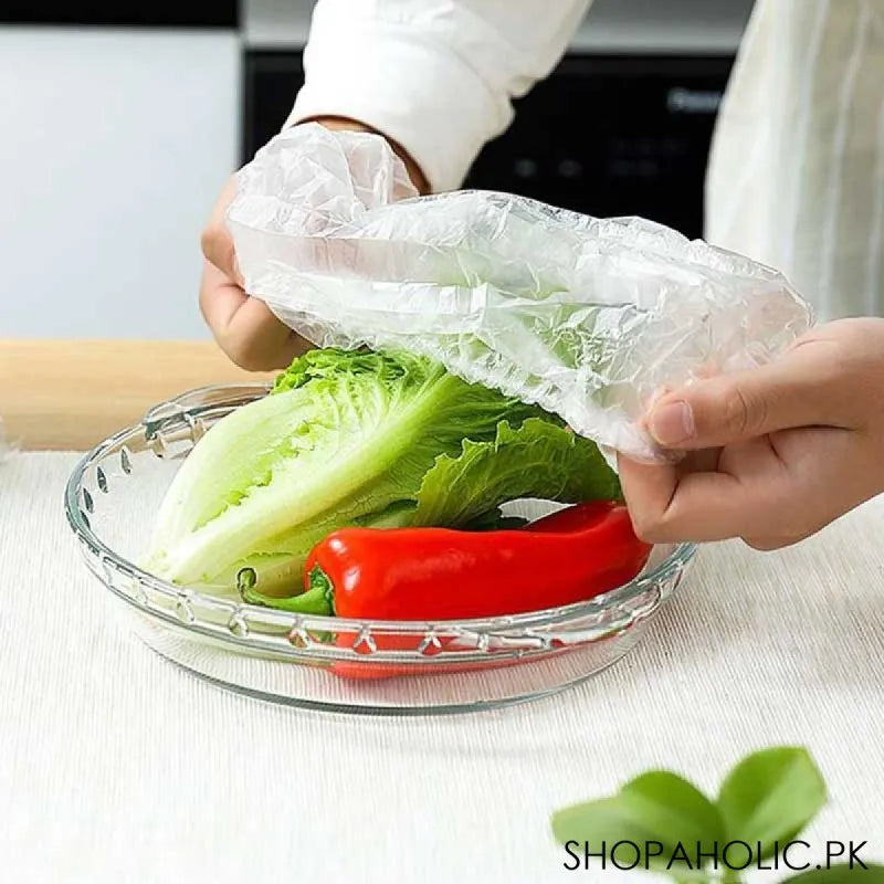 15 pcs disposable food cover and shower cap main image