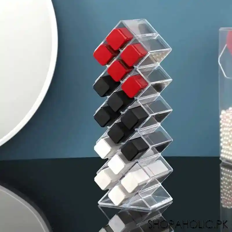 16 grids acrylic lipstick organizer storage box image6