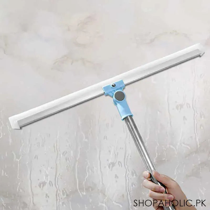 180 degree rotation silicone floor wiper with adjustable handle image4