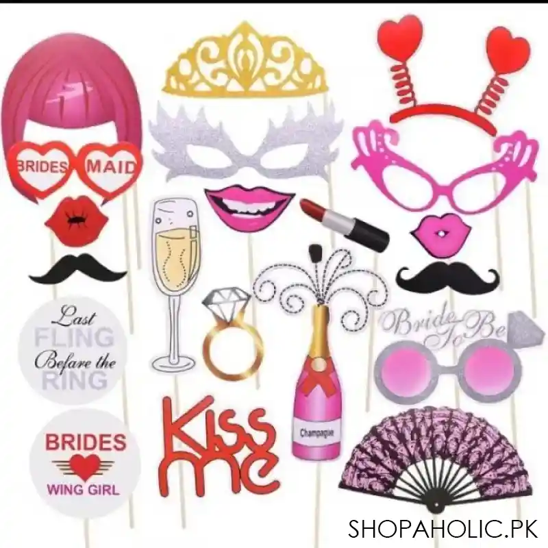 18pcs wedding decorations photobooth props main image