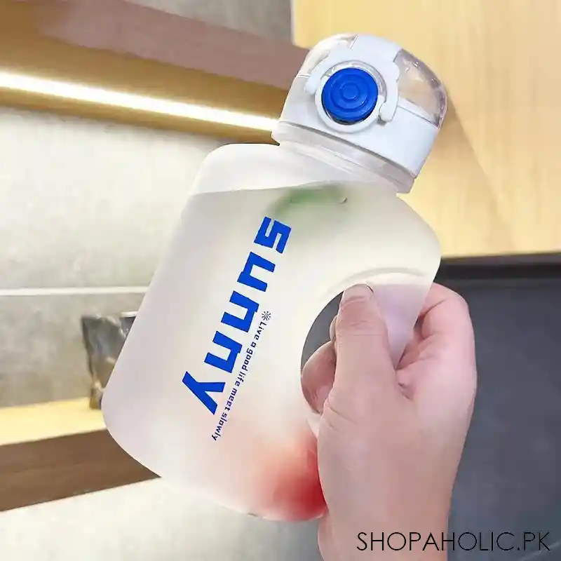 1l sunny water bottle with straw main image