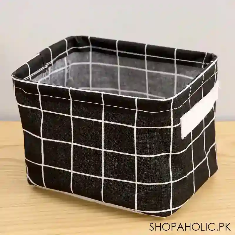 1pc oxford mini foldable clothes storage organizer image3