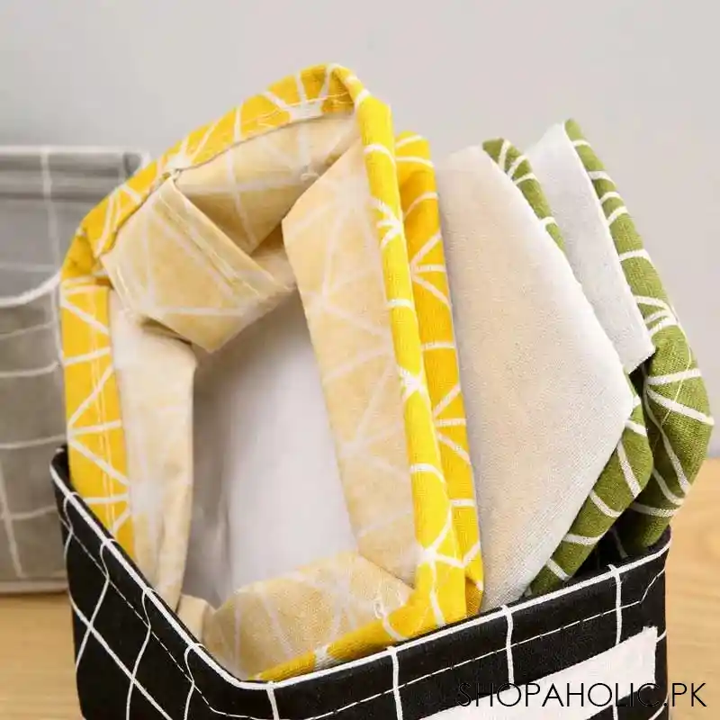 1pc oxford mini foldable clothes storage organizer image6