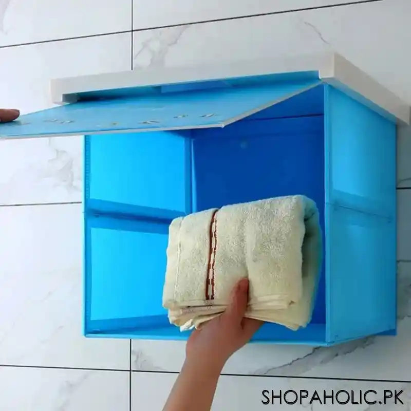 2 in 1 bathroom foldable cloth storage and frame main image