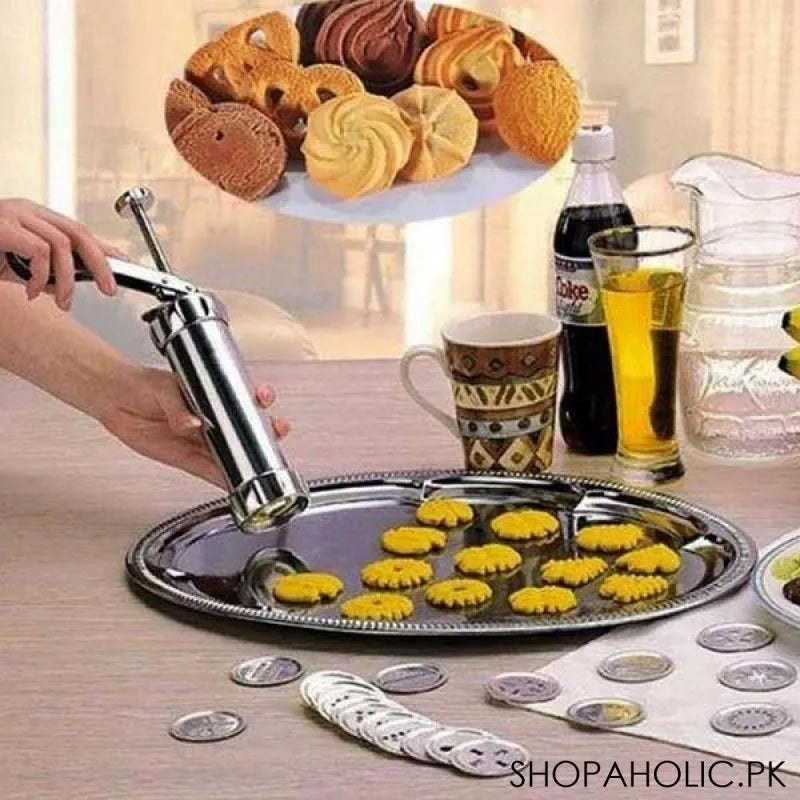 2 in 1 biscuit maker & piping gun (10 disc) image4