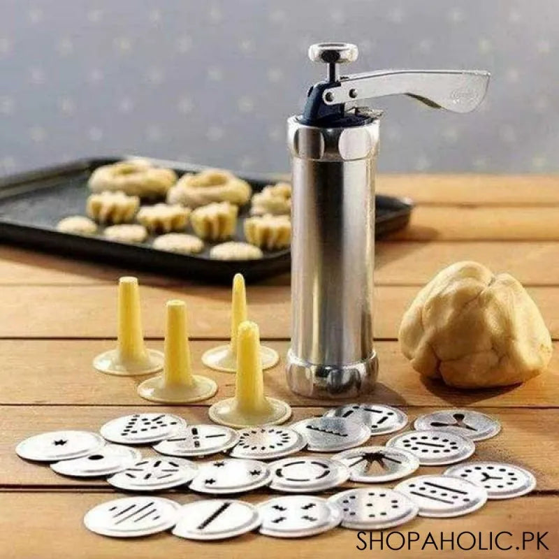 2 in 1 biscuit maker & piping gun (10 disc) main image