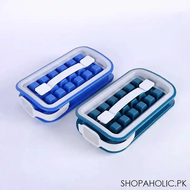 2 in 1 collapsible ice cube tray and travel water bottle image2