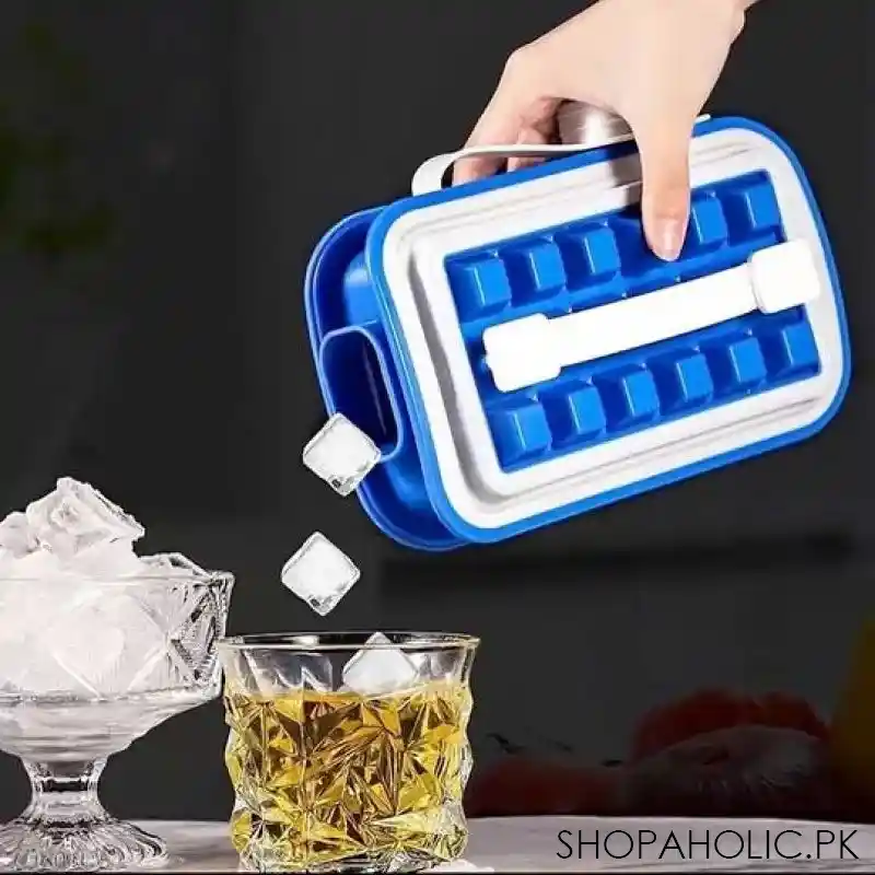 2 in 1 collapsible ice cube tray and travel water bottle main image